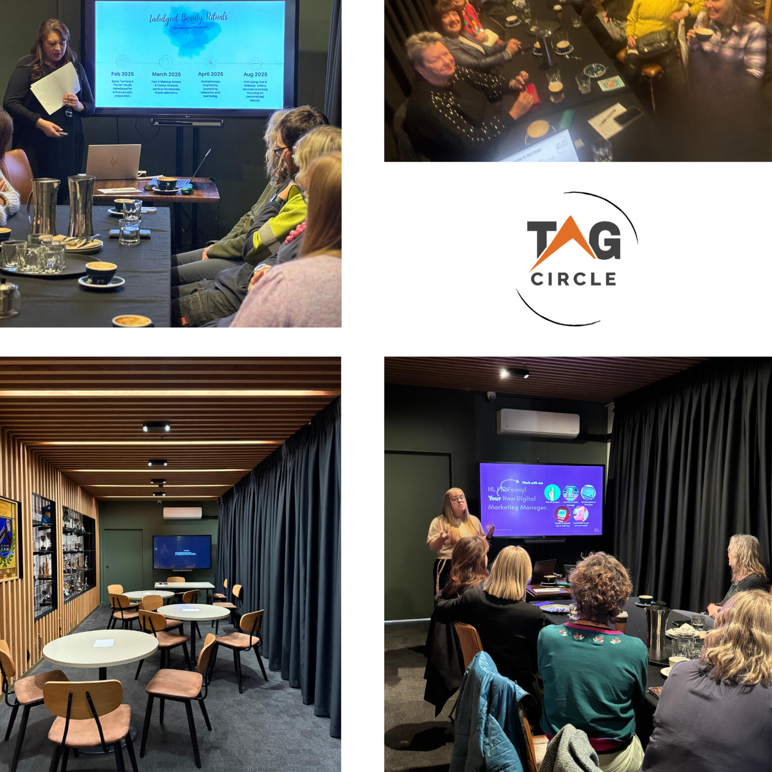 the tag circle collab christchurch nz collab group enjoying their morning